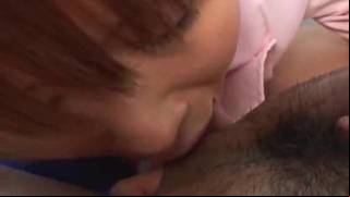 Asian teen aya inazawa gets a mouthful of spunk uncensored