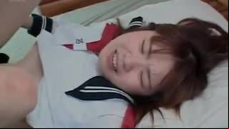 Japanese sweetie in school having hardcore sex for the first time